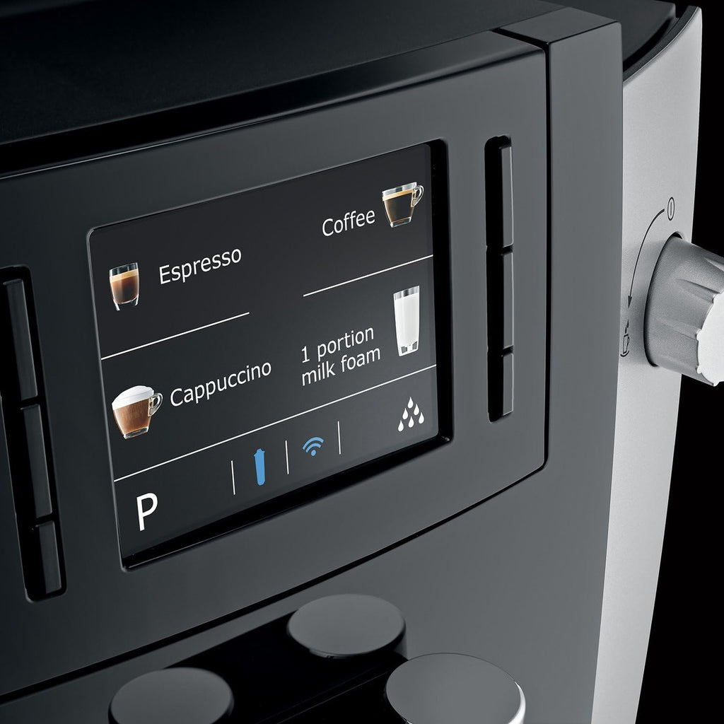 Jura E6 Automatic Coffee Machine, Platinum