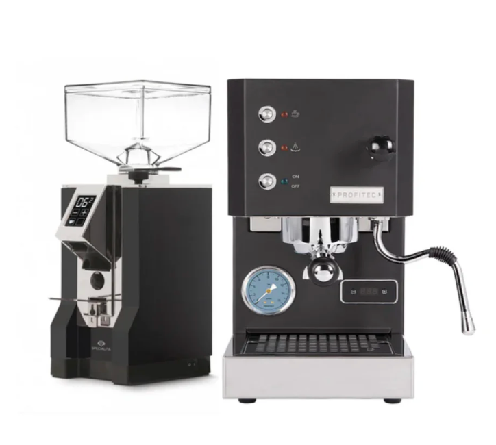 Combo Profitec GO Black + Eureka Mignon Manual