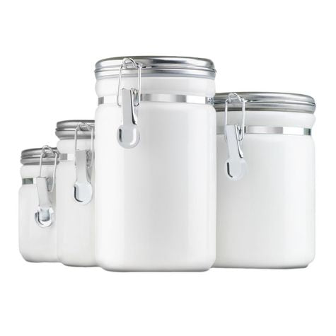 Anchor Hocking Round Ceramic Canister