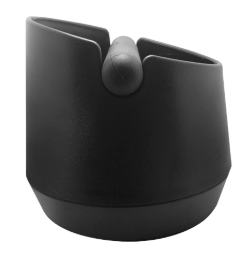 Small Espresso Knock Box Black