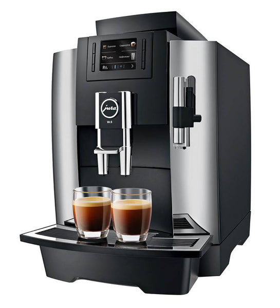 Jura WE8 Automatic Coffee Machine, Chrome