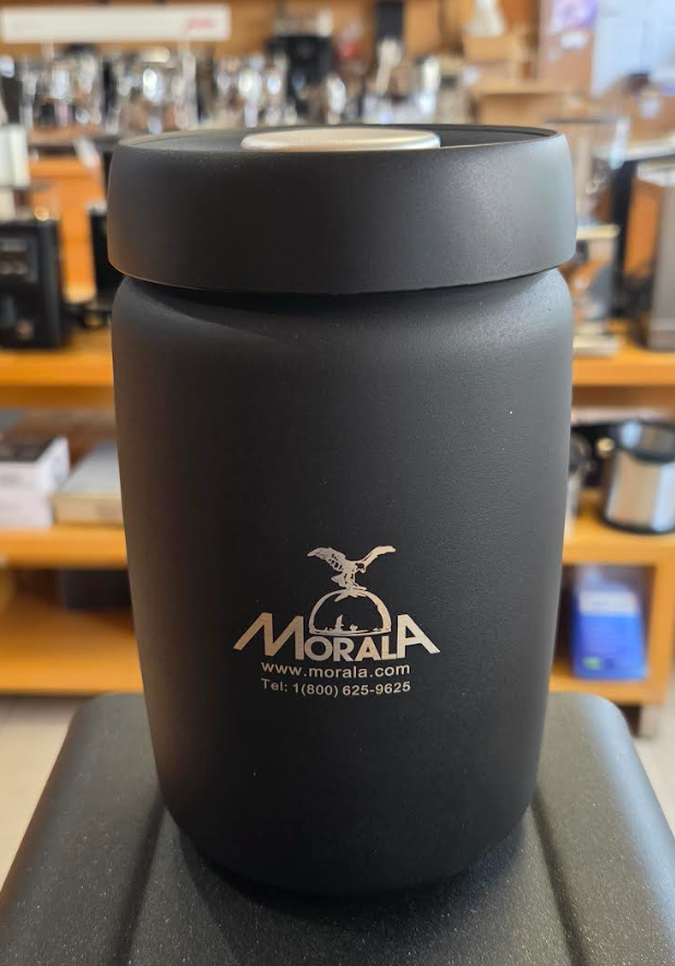 VACUUMMED COFFEE BEAN CANISTER BLACK 1200ML