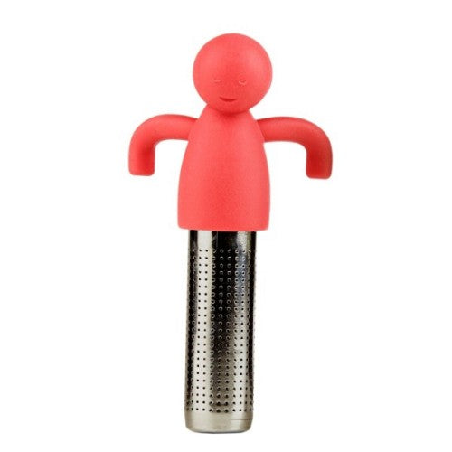 Smiley Tea Infuser Red