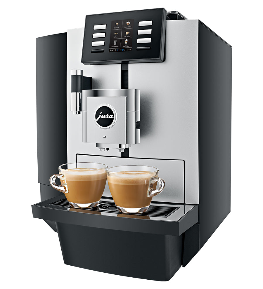 Jura X8 Platinum Automatic Espresso & Cappuccino Machine with Touch Screen